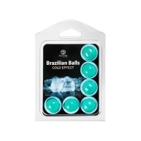 Набор из 6 шариков с массажным маслом Brazilian Balls с охлаждающим эффектом Набор из 6 шариков с массажным маслом Brazilian Balls с охлаждающим эффектом