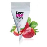 Съедобное согревающее массажное масло Love Me Tender Strawberry с ароматом клубники - 10 мл. Съедобное согревающее массажное масло Love Me Tender Strawberry с ароматом клубники - 10 мл.