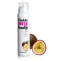Массажная хрустящая пенка Tickle my body с ароматом маракуйи - 150 мл. Массажная хрустящая пенка Tickle my body с ароматом маракуйи - 150 мл.