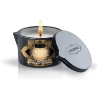 Массажная свеча Ignite Vanilla Sandalwood с ароматом ванили и сандала - 170 гр. Массажная свеча Ignite Vanilla Sandalwood с ароматом ванили и сандала - 170 гр.