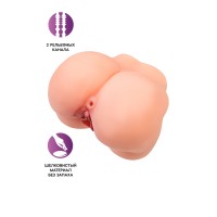 Реалистичный мастурбатор в форме попки с 2 любовными входами