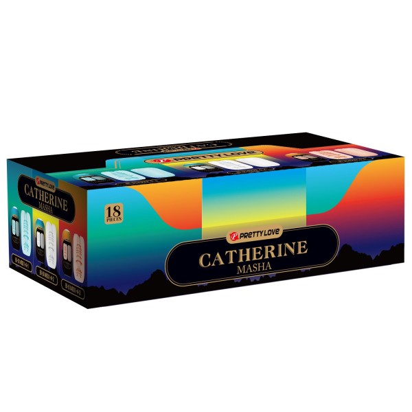 Набор из 18 мастурбаторов Catherine Masha Набор из 18 мастурбаторов Catherine Masha