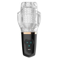 Автоматический мастурбатор с функциями вибрации и всасывания Автоматический мастурбатор с функциями вибрации и всасывания