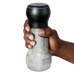 Набор PowerBlow Feel Pocket Stroker Crystal: мастурбатор и интерактивная насадка