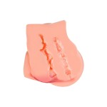 Реалистичный мастурбатор в форме попки с двумя любовными входами