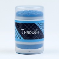 Синий сквозной мастурбатор Through SOFT Синий сквозной мастурбатор Through SOFT