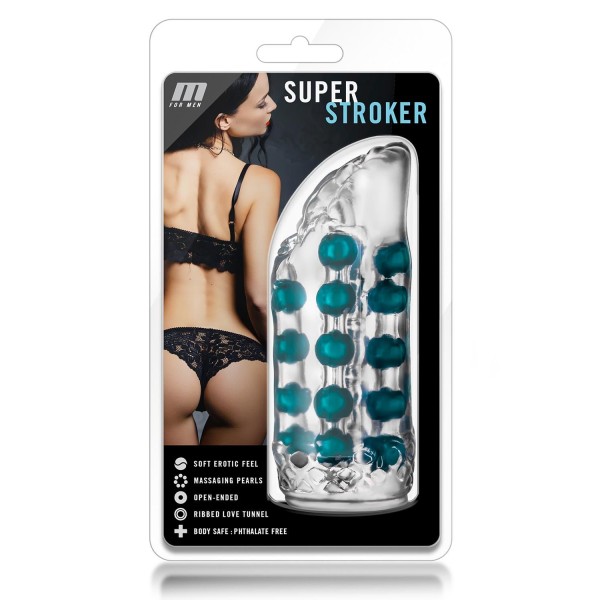 Прозрачный мастурбатор-вагина Super Stroker