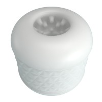 Белый сквозной мастурбатор Crystle Белый сквозной мастурбатор Crystle