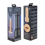 Набор PowerBlow Feel Stroker Mouth: мастурбатор-ротик и интерактивная насадка