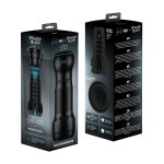 Ченый мастурбатор с интерактивная насадкой PowerBlow Feel Pocket Stroker