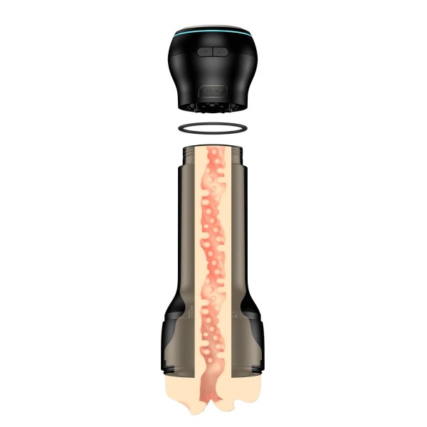 Набор PowerBlow Feel Stroker Mouth: мастурбатор-ротик и интерактивная насадка