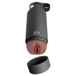 Смуглый мастурбатор-вагина в корпусе-бутылке F*ck Flask