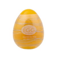 Мастурбатор-яйцо OYO Rainbow Yellow