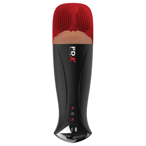 Мастурбатор-вагина в колбе с вибрацией Fuck-O-Matic Pro XL