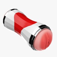 Двусторонний мастурбатор в колбе Power Grip Cup - вагина и ротик Двусторонний мастурбатор в колбе Power Grip Cup - вагина и ротик