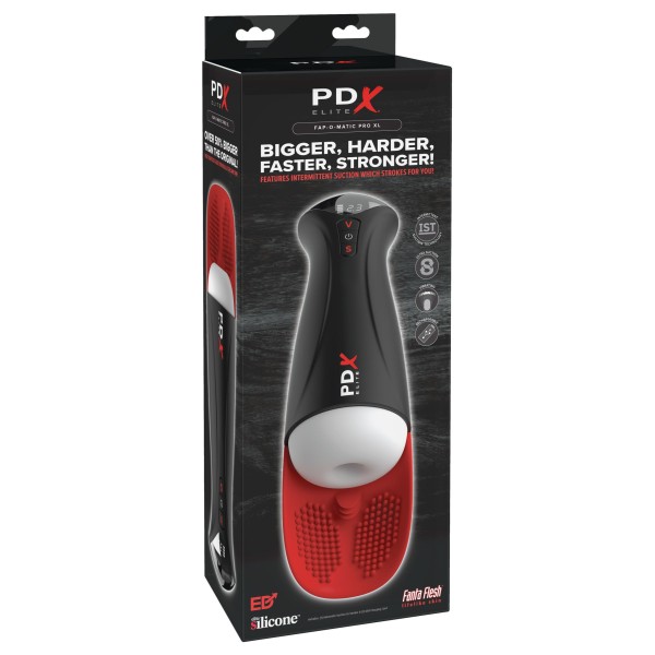 Мастурбатор в колбе с вибрацией Fuck-O-Matic Pro XL