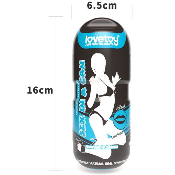 Телесный мастурбатор-ротик Sex in a can