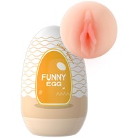 Мастурбатор-вагина в форме яйца Funny Egg Мастурбатор-вагина в форме яйца Funny Egg