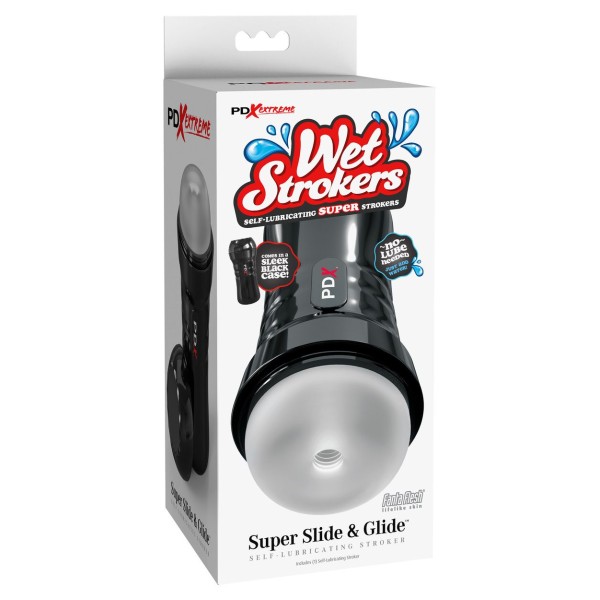 Мастурбатор в колбе Super Slide Glide