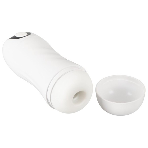 Белый мастурбатор Masturbator with 2 functions