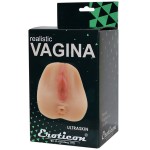 Телесный мастурбатор Realistic Vagina - вагина и анус
