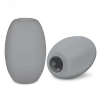 Серый двусторонний мастурбатор MINI BUBBLE Серый двусторонний мастурбатор MINI BUBBLE