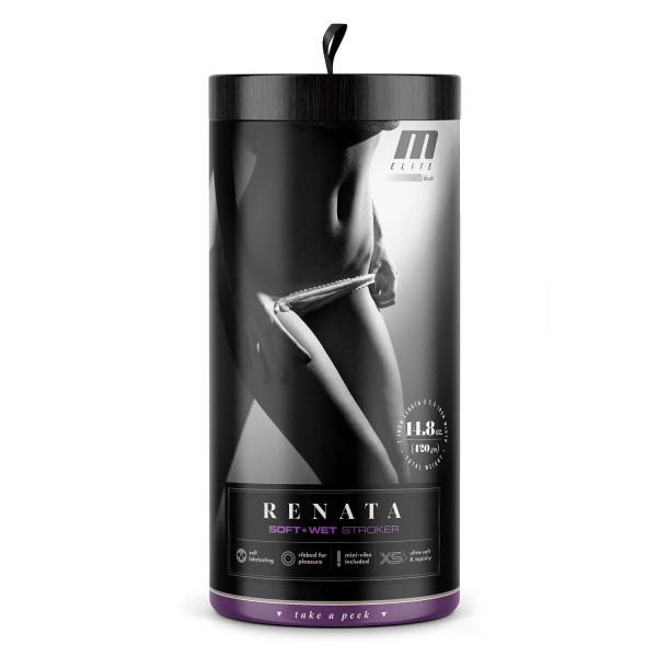 Маструбатор-вагина с вибрацией Soft Wet Renata Realistic Tan Masturbator