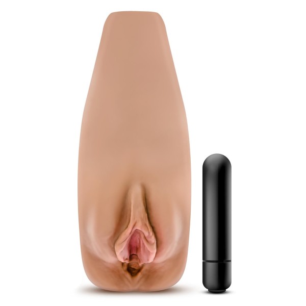 Маструбатор-вагина с вибрацией Soft Wet Renata Realistic Tan Masturbator