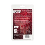 Черная насадка на пенис для двойного проникновения Black Red - 16,5 см.