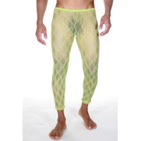 Мужские ажурные легинсы цвета лайма Мужские ажурные легинсы цвета лайма