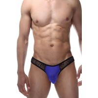Мужские трусы-бразилиана с сетчатыми вставками