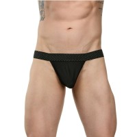 Мужские трусы-стринги с поясом в горошек Мужские трусы-стринги с поясом в горошек