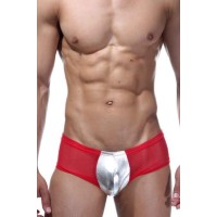 Мужские трусы-хипсы с контрастной вставкой Мужские трусы-хипсы с контрастной вставкой
