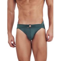 Зеленые мужские трусы-брифы с поясом Flashing Brief Зеленые мужские трусы-брифы с поясом Flashing Brief