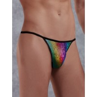 Мужские трусы-стринги с радужным принтом Doreanse Rainbow Мужские трусы-стринги с радужным принтом Doreanse Rainbow