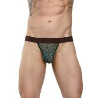 Сексуальные трусы-тонги с леопардовым принтом Сексуальные трусы-тонги с леопардовым принтом