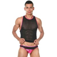 Мужской комплект белья: майка-борцовка и трусы-слипы Мужской комплект белья: майка-борцовка и трусы-слипы