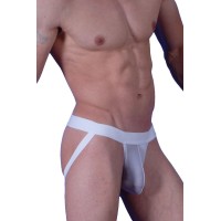 Белые полупрозрачные трусы-джоки Белые полупрозрачные трусы-джоки