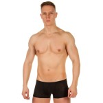 Мужские трусы-хипсы из ткани с текстурой змеиной чешуи Snake Black Boxer