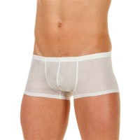 Мужские трусы-хипсы из ткани с текстурой в виде роз White Rose Boxer Мужские трусы-хипсы из ткани с текстурой в виде роз White Rose Boxer