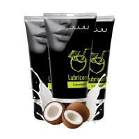 Набор из 3 съедобных лубрикантов JUJU со вкусом кокоса Набор из 3 съедобных лубрикантов JUJU со вкусом кокоса