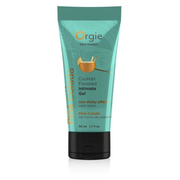 Съедобный интимный гель Orgie Lube Tube Cocktail Pina Colada - 50 мл.