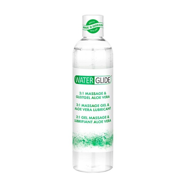 Гель-смазка 2-в-1 MASSAGE LUBRICANT ALOE VERA - 300 мл.