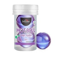 Лубрикант на масляной основе Hot Ball Beija Muito с ароматом винограда (2 шарика по 3 гр.) Лубрикант на масляной основе Hot Ball Beija Muito с ароматом винограда (2 шарика по 3 гр.)