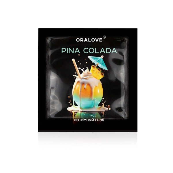 Саше съедобной оральной смазки OraLove с ароматом пина колада - 3 гр.