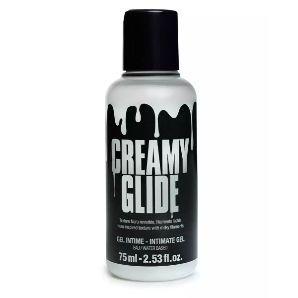 Лубрикант на водной основе Creamy Glide с консистенцией спермы - 75 мл.