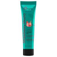 Съедобный интимный гель Orgie Lube Tube Cocktail Strawberry Mojito - 100 мл. Съедобный интимный гель Orgie Lube Tube Cocktail Strawberry Mojito - 100 мл.