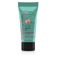 Съедобный интимный гель Orgie Lube Tube Cocktail Strawberry Mojito - 50 мл. Съедобный интимный гель Orgie Lube Tube Cocktail Strawberry Mojito - 50 мл.