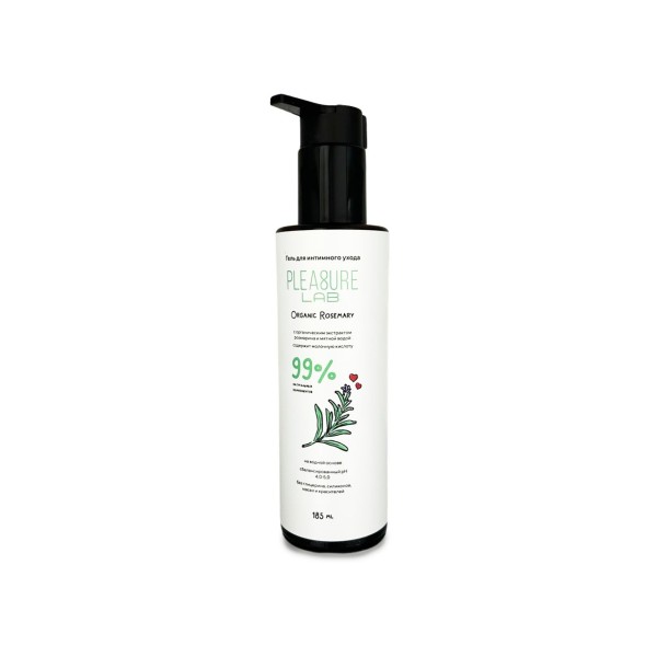 Натуральный лубрикант на водной основе Pleasure Lab Organic Rosemary - 185 мл.