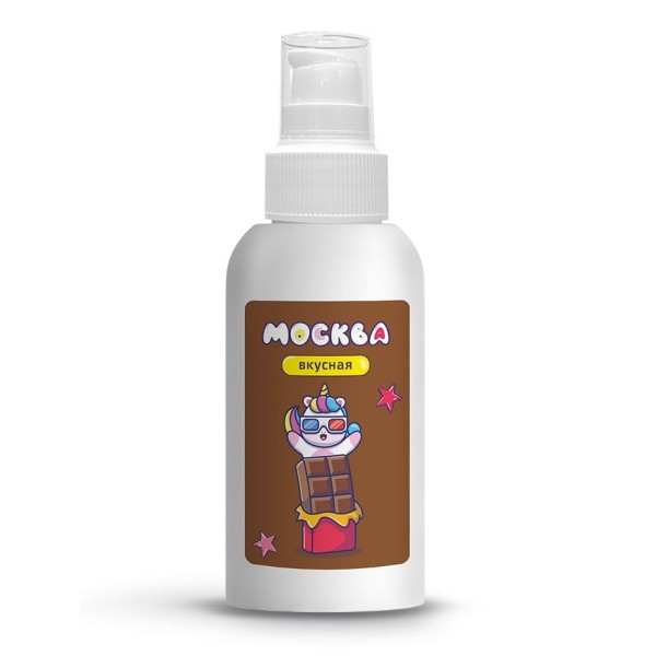 Универсальная смазка с ароматом шоколада Москва Вкусная - 100 мл.